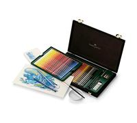 Faber-Castell Albrecht Durer Artists Watercolour Pencils in Wenge Wood Veneer Case (48 Pencils)