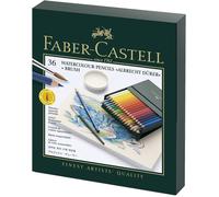 Faber-Castell Art & Graphic Albrecht Dürer Watercolour Pencil, Multicoloured, Gift Box Of 36, For Art, Craft, Drawing, Sketching, Home, School, University, Colouring