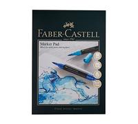 Faber-Castell Art & Graphic Marker Pad, A3, Acid Free Gummed Paper, 70 GSM, 50 Sheets For Pitt Pens, Markers, Watercolour Pens And Pencils, Fineliners, Sketching, Art, Craft, Home, School, Students