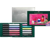 Faber-Castell Art & Graphic Pitt Artist Pen Brush City Gift Set of 12 - Tokyo, India Ink, Art, Craft, Drawing, Sketching, Home, School, University, Colouring, Hobby, Gift