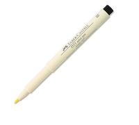 Faber-Castell Art & Graphic Pitt Artist Pen Brush India Ink Pen, Ivory, Single Pitt Pen, For Art, Craft, Drawing, Sketching, Home, School, University, Colouring