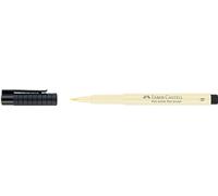 Faber-Castell Art & Graphic Pitt Artist Pen Brush India Ink Pen, Ivory, Single Pitt Pen, For Art, Craft, Drawing, Sketching, Home, School, University, Colouring