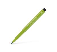 Faber-Castell Art & Graphic Pitt Artist Pen Brush India Ink Pen, May Green, Single Pitt Pen, For Art, Craft, Drawing, Sketching, Home, School, University, Colouring