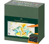 Faber-Castell Art & Graphic Pitt Artist Pen Brush India Ink Pen, Multicoloured, Studio Box Of 48, For Art, Craft, Drawing, Sketching, Home, School, University, Colouring