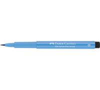 Faber-Castell Art & Graphic Pitt Artist Pen Brush India Ink Pen, Skyblue, Single Pitt Pen, For Art, Craft, Drawing, Sketching, Home, School, University, Colouring
