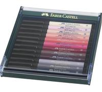 Faber-Castell Art & Graphic Pitt Artist Pen Brush India Ink, Portrait, Set of 1