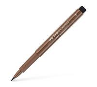 Faber-Castell Art & Graphic Pitt Artist Pen Brush India Ink Pen, Walnut Brown, Single Pitt Pen, For Art, Craft, Drawing, Sketching, Home, School, University, Colouring
