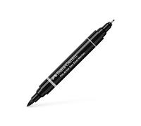 Faber-Castell Art & Graphic Pitt Artist Pen Dual Marker India Ink, Black, Single Pitt Pen, For Art, Craft, Drawing, Sketching, Home, School, University, Colouring