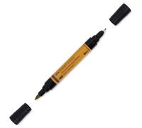 Faber-Castell Art & Graphic Pitt Artist Pen Dual Marker India Ink, Green Gold, Single Pitt Pen, For Art, Craft, Drawing, Sketching, Home, School, University, Colouring
