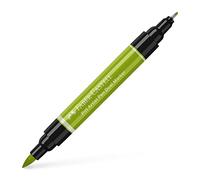 Faber-Castell Art & Graphic Pitt Artist Pen Dual Marker India Ink, May Green, Single Pitt Pen, For Art, Craft, Drawing, Sketching, Home, School, University, Colouring