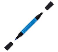 Faber-Castell Art & Graphic Pitt Artist Pen Dual Marker India Ink, Phthalo Blue, Single Pitt Pen, For Art, Craft, Drawing, Sketching, Home, School, University, Colouring
