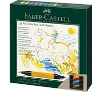 Faber-Castell Art & Graphic PITT Artist Pen Dual Marker Set (10pk)