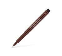 Faber-Castell Art & Graphic Pitt Artist Pen Fineliner India Ink Pen, Dark Sepia, Dark Sepia, For Art, Craft, Drawing, Sketching, Home, School, University, Colouring