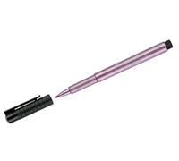 Faber-Castell Art & Graphic Pitt Artist Pen Metallic 1.5 India Ink Pen, Ruby Metallic, Single Pitt Pen, For Art, Craft, Drawing, Sketching, Home, School, University, Colouring