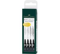 Faber-Castell Pitt Artist Pens 4 Set - Black Fineliners
