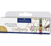 Faber Castell Drawing Pen Pitt Artist Set Calligraphy (4pcs) (FC-167505)