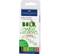 Faber Castell Drawing Pen Pitt Artist Set Handlettering II (6pcs) (FC-267117)