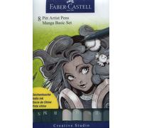 Faber-Castell Art & Graphic PITT Artist Pens Magna Basic Set (8pk)