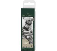 Faber Castell PITT Artist Pens Warm Grey IV Set 4pc