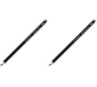 Faber-Castell Art & Graphic Pitt Graphite Matt Pencil, Matt Graphite, 2B, For Art, Craft, Drawing, Sketching, Home, School, University, Colouring (Pack of 2)