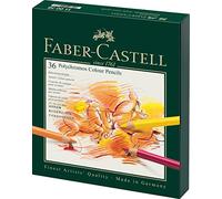 Faber-Castell Art & Graphic Polychromos Colour Pencils – Gift Box of 36 (Multicoloured)