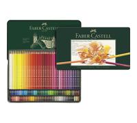 Faber-Castell Art & Graphic Polychromos Colour Pencil, Multicoloured, Tin Of 120, For Art, Craft, Drawing, Sketching, Home, School, University,