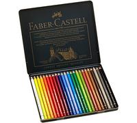 Faber-Castell - Polychromos colour pencil, tin of 24 (110024)