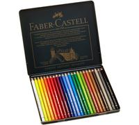 Faber-Castell Art & Graphic Polychromos Colour Pencil, Multicoloured, Tin Of 24, For Craft, Drawing, Sketching, Home, School