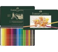Faber-Castell Art & Graphic Polychromos Colour Pencil, Multicoloured, Tin of 36, for Art, Craft, Drawing, Sketching, Home, School, University, Colouring