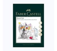 Faber-Castell Art & Graphic Sketch Pad, A3, Acid Free Gummed Paper Pad, 160 GSM, 40 Sheets for Graphite, Pencil, Coloured and Watercolour Pencils, Charcoal, Pitt Pens, Arts, Craft, Home and School