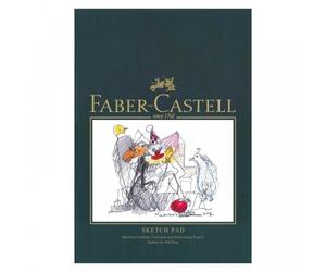 Faber-Castell Art & Graphic Sketch Pad, A4, Acid Free Gummed Paper Pad, 160 GSM, 40 Sheets for Graphite, Pencil, Coloured and Watercolour Pencils, Charcoal, Pitt Pens, Arts, Craft, Home and School