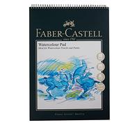 Faber-Castell Art & Graphic Watercolour Pad, A3, Acid Free Spiral Bound Paper Pad, 300 GSM, 10 Sheets for Watercolour Paint, Pencils and Markers, Arts, Craft, Home and School