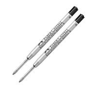 Faber Castell BALLPEN REFILL BROAD BLACK (148742) X 2 Twin Pack