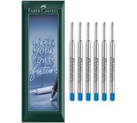 Faber-Castell Ballpoint Pen Refill XB Extra Broad Nib Blue Pack of 6