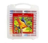 Faber-Castell Blendable Oil Pastels In Durable Storage Case- 24 Vibrant Colors - Non-Toxic Pastels for Kids