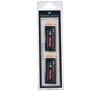 Faber-Castell - Blister Pack of 2 Goldfaber Erasers White