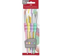 Faber-Castell Brush Set of 4 Pastel Soft Grip