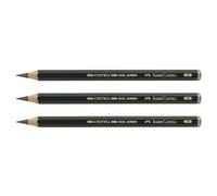 Faber-Castell Castell 9000 Jumbo Graphite Pencils 5.3 mm HB Pack of 3