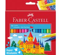 Faber-Castell Castle 554203 Felt Tip Pen 36 Pack in Cardboard Case