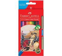 Faber Castell Classic Break Resistant Intense Coloured Pencils Pack of 12