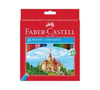 Faber-Castell Classic Colour Pencil (Pack of 48) | Brilliant colours, hexagonal shape and shatter-proof lead for children and adults