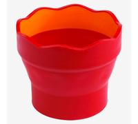 Faber-Castell : Clic & Go Foldable Water Pot & Brush Holder : Red