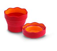 Faber-Castell Clic & Go Water Cup Red 181517 - Pack of 2