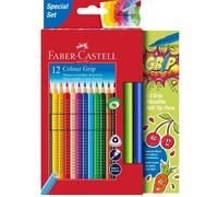 Faber-Castell Colour Grip Set of 12 + 2 Grip Colour Markers 14er Promotionset
