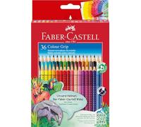 Faber-Castell COLOUR GRIP WATER-SOLUBLE PENCIL BOX 36, multicoloured, 17,5cm, F112442