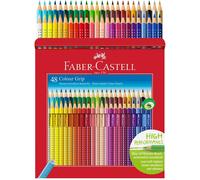 Faber-Castell Colour Grip Watercolour Colouring Pencils 48 Assorted Colours