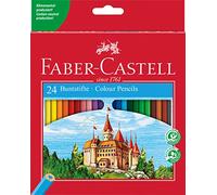 Faber-Castell Colour Pencil Case Hexagonal, Box of 24