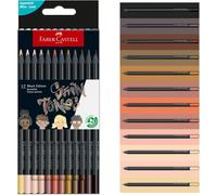 Faber-Castell Colour Pencils Black Edition - Skin Tones x 12