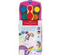 Faber-Castell Connector Paint Box 12 colours - Unicorn Design