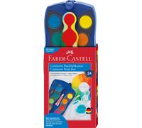 Faber-Castell Connector Paint Box - 24 Colours Blue